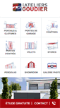 Mobile Screenshot of lesateliersgoudier.fr